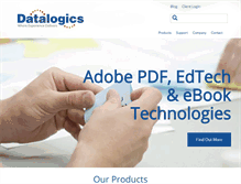 Tablet Screenshot of datalogics.com