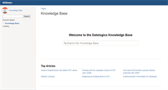 Desktop Screenshot of kb.datalogics.com